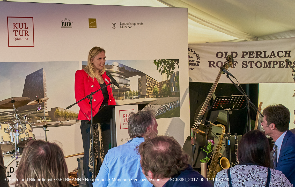 11. Mai 2017 - Grundsteinlegung für die LOGE und dem Kulturquadrat in Neuperlach